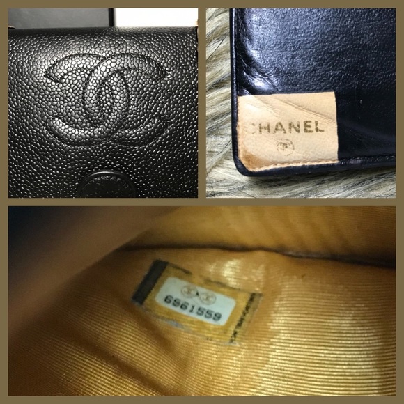 Authentic CHANEL CAVIAR Bifold Leather Wallet - Picture 2 of 11